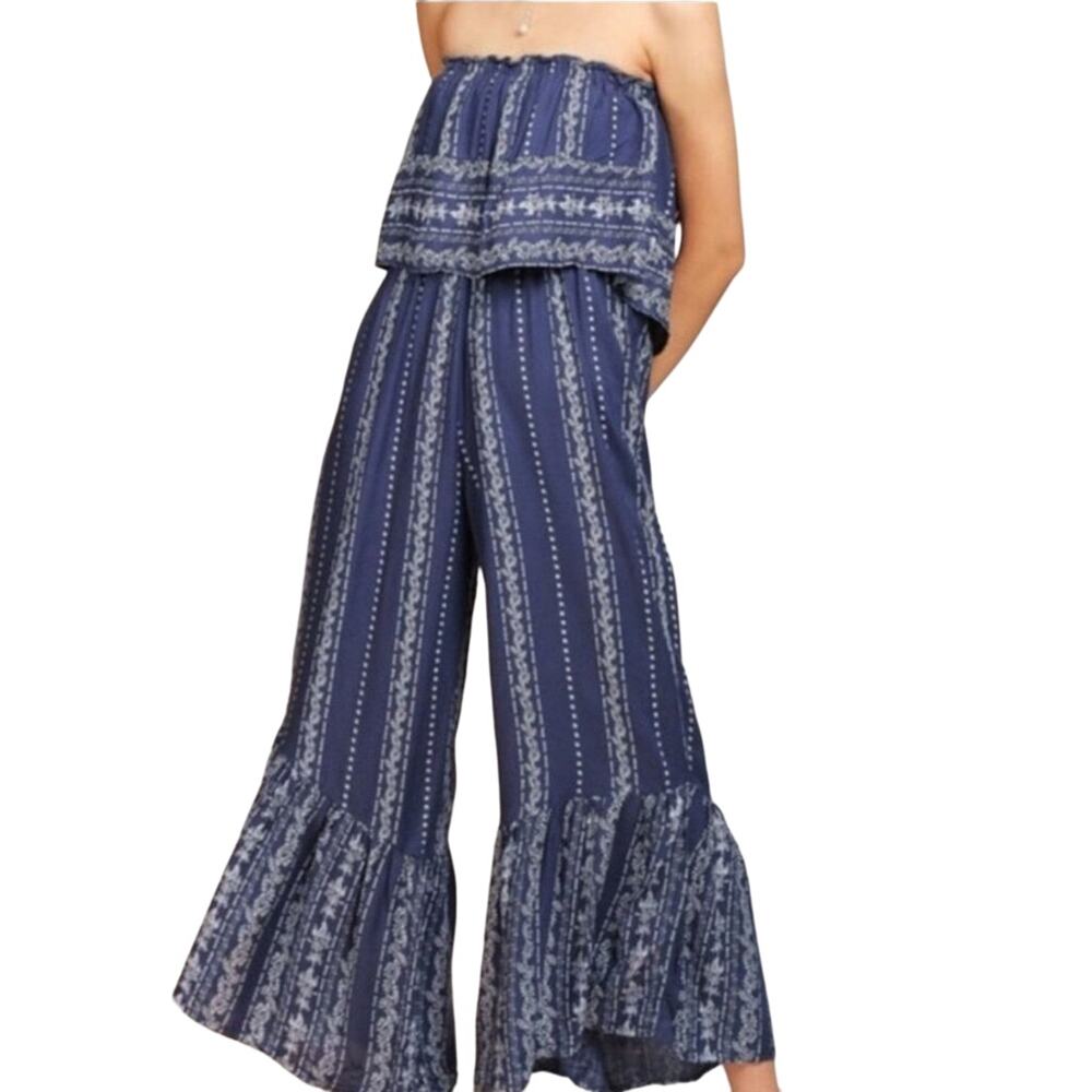 Woman's Japna Blue Romper. A19